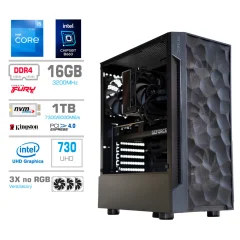 Računalnik MEGA TWR S7 i5-12400/Intel 730/16GB/1TB-4.0/750W/Brez OS