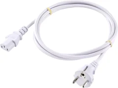 Sygonix SY-5043494 hladne naprave priključni kabel  bela 2.00 m