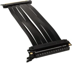 Phanteks  PCIe vzpenjalni kabel  PCIe 3.0  PCIe x16 vtič\, PCIe x16 vtičnica  0.30 m  črna  vtičnica pod kotom 180°  PH-CBRS_FL30