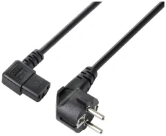 Sygonix SY-5243882 hladne naprave priključni kabel  črna 3.00 m