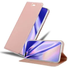 Cadorabo Ohišje, združljivo z Huawei P40 PRO / P40 PRO+ v klasična rožnata zlata - Zaščitni ovitek z magnetnim zapiranjem, stoječo funkcijo in režo za kartice