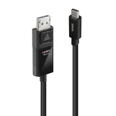 LINDY USB-C®-Display kabel  USB-C® vtič\, DisplayPort  vtič 2.00 m črna  43342