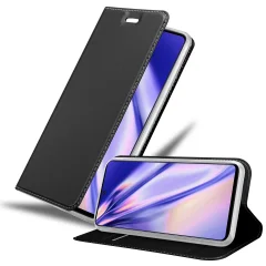 Cadorabo Ohišje, združljivo z Samsung Galaxy A71 5G v klasična črna - Zaščitni ovitek z magnetnim zapiranjem, stoječo funkcijo in režo za kartice