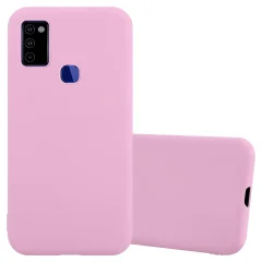 Cadorabo Case, združljiv s Samsungom v Candy Pink - Zaščitni pokrov iz fleksibilnega silikona TPU