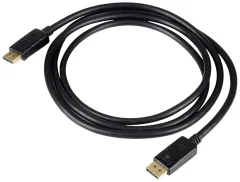 Akyga  priključni kabel DisplayPort  vtič 1.8 m črna AK-AV-10  DisplayPort kabel