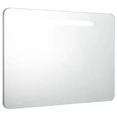 vidaXL LED kopalniška omarica z ogledalom 80x9,5x55 cm