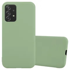 Cadorabo Case, združljiv s Samsungom v Candy Pastel Green - Zaščitni pokrov iz fleksibilnega silikona TPU