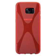 Cadorabo Case, združljiv s Samsungom v Candy Apple Red - Zaščitni pokrov iz fleksibilnega silikona TPU