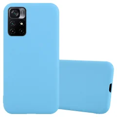 Cadorabo Case, združljiv s Xiaomi v Candy Blue - Zaščitni pokrov, narejen iz fleksibilnega silikona TPU