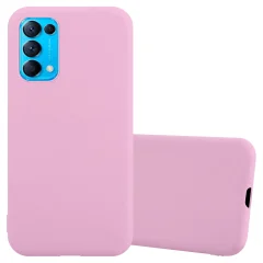 Cadorabo Case, združljiv z OPPO v Candy Pink - Zaščitni pokrov iz fleksibilnega silikona TPU