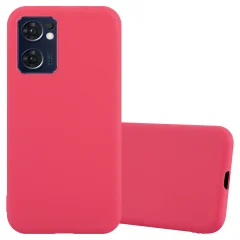 Cadorabo Case, združljiv z OPPO v Candy Red - Zaščitni pokrov iz fleksibilnega silikona TPU