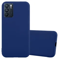 Cadorabo Case, združljiv z OPPO v Candy Tarmno Blue - Zaščitni pokrov iz fleksibilnega silikona TPU