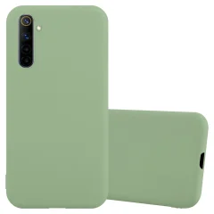 Cadorabo Case, združljiv z Realme v Candy Pastel Green - Zaščitni pokrov iz fleksibilnega silikona TPU