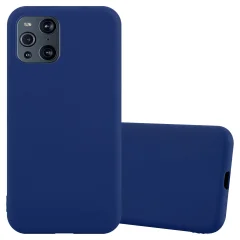 Cadorabo Case, združljiv z OPPO v Candy Tarmno Blue - Zaščitni pokrov iz fleksibilnega silikona TPU