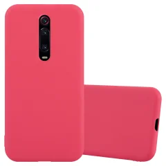 Cadorabo Case, združljiv z Xiaomi v Candy Red - zaščitni pokrov iz fleksibilnega silikona TPU