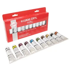 Lukas Cryl Pastos akr.barve set 10x37 ml