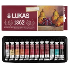 Lukas 1862 PRO oljne barve set 12x10 ml