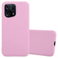 Cadorabo Case, združljiv z OPPO v Candy Pink - Zaščitni pokrov iz fleksibilnega silikona TPU