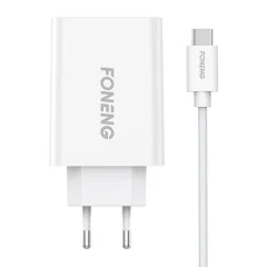 Hitri polnilec Foneng 1x USB EU43+ kabel USB Type C