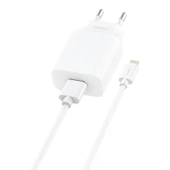 Polnilec Foneng EU28 2.4A + USB-A na Lightning kabel