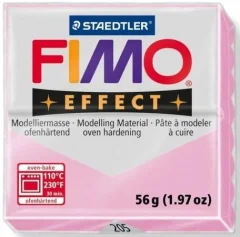 FIMO Effect polimerna masa 205, pastelno roza, 56g