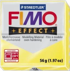 FIMO Effect polimerna masa 104, transparent rumena,56g