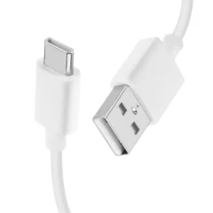 Originalni kabel Realme USB 2A v USB-C, polnjenje in sinhronizacija - bel (servisni paket DL143)