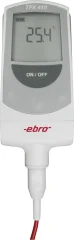 ebro TFX 410 vbodni termometer (HACCP)  Merilno območje temperature -50 do +300 °C Vrsta senzorja Pt1000 v skladu z zahtevami haccp