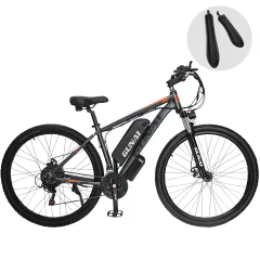 GUNAI GN29 750W 48V 15Ah SHIMANO 21 hitrosti Avtonomija 50 km (sivo) električno gorsko kolo