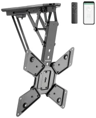 SpeaKa Professional TV stropni nosilec električno motoriziran, možnost nagiba, upravljanje preko aplikacije 58,4 cm (23'') - 139,7 cm (55'') SP-TVCM-5