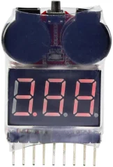 Reely lipo tester Primerno za celice (mv): 2 - 8 1 kos 1511388