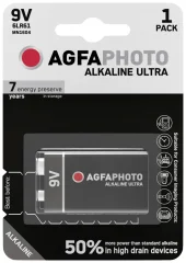 AgfaPhoto Ultra 6LR61 9 V baterija alkalno-manganov  9 V 1 kos