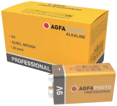 AgfaPhoto Professional 6LR61 9 V baterija alkalno-manganov  9 V 10 kos