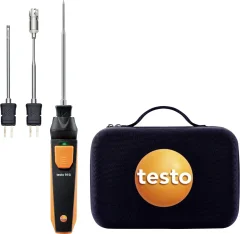 testo  temperaturno tipalo Set   -60 - +400 °C s povezavo Bluetooth® na pametne telefone\, z zračnim senzorjem\, s potopno/prodorno sondo\, s površinskim senzorjem