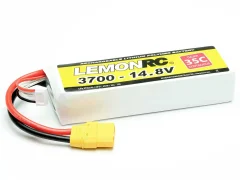 LemonRC lipo akumulatorski paket za modele 14.8 V 3700 mAh Število celic: 4 35 C mehka torba XT90