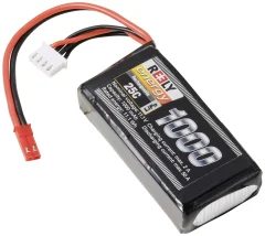 Reely Modellbau baterijski paket (LiPo) 11,1 V 1000 mAh Število celic: 3 25 C mehka torbica BEC Reely lipo akumulatorski paket za modele 11.1 V 1000 m