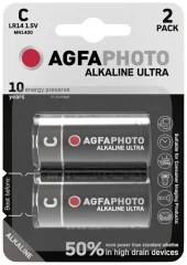 AgfaPhoto Ultra LR14 baby (c) baterija alkalno-manganov  1.5 V 2 kos