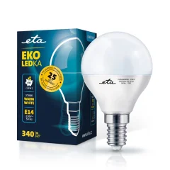 ETA LED žarnica 4W E14 [topla bela, 2700K, 340lm]