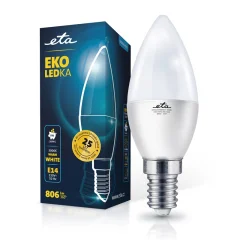 ETA LED žarnica 8W E14 [topla bela, 3000K, 806lm]