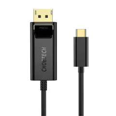 USB-C to Display Port kabel Choetech XCP-1801BK, enosmerni, 4K, 1,8 m (črn)