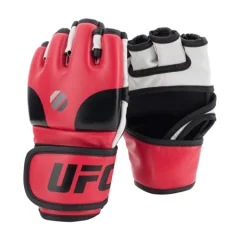 UFC Contender Open Palm MMA Training Gloves, Red - L/XL