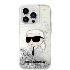 Ovitek KARL LAGERFELD  KLHCP14LLNKHCH, Iphone 14 PRO, srebrn