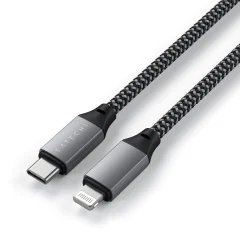 Satechi USB-C to Lightning Short Cable 25cm - vesoljsko siva