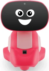 Miko 3 - Rdeča - Pametni robot z umetno inteligenco za otroke - Učni in izobraževalni robot STEM - Interaktivni robot z aplikacijami za kodiranje, neomejenimi igrami in možnostjo programiran