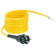 Gifas Electric 100444 tok priključni kabel  rumena 3 m