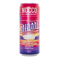 NOCCO BCAA Miami Strawberry, 330 ml