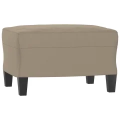 vidaXL Stolček za noge taupe 60x50x41 cm tkanina iz mikrovlaken