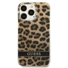 Guess zaščitni ovitek Hardcase Leopard Brown, Iphone 13 Pro