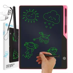 XXXL ECO LCD grafična tablica za risanje 41cm roza