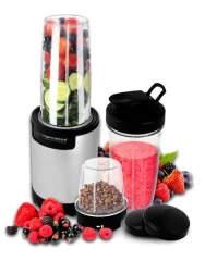 Smoothie maker ESPERANZA 9 v 1, 1x 0,8L-1x0,5L, 1x0,35l, mlinček za kavo, 900W, 6-rezil, črne barve